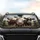 Curious Farm Cows Rustic Setting - Farmhouse Decor Gift for Cow Lover Car Sunshade - 4