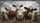 Curious Farm Cows Rustic Setting - Farmhouse Decor Gift for Cow Lover Car Sunshade - 7