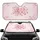 Delicate Pink Blush Cherry Blossom Daisy Flowers Leafy Bloom Car Sunshade - 1