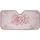Delicate Pink Blush Cherry Blossom Daisy Flowers Leafy Bloom Car Sunshade - 3