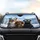 Sunglass Pets Winter Mountain Road Trip - Road Trip Essentials for Pet Lovers Car Sunshade - 4