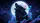 Black Wolf Neon Streaks Luminous Moon - Night Drive Gift Car Sunshade - 7