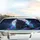 Black Wolf Neon Streaks Luminous Moon - Night Drive Gift Car Sunshade - 5
