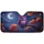 Purple Owl Autumn Leaves Crescent Moon Forest - Wildlife Lover Gift Car Sunshade - 3