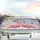Pink Flamingos Party Balloons Tropical Sky - Celebration Gift for Flamingo Lover Car Sunshade - 5
