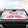 Pink Flamingos Party Balloons Tropical Sky - Celebration Gift for Flamingo Lover Car Sunshade - 4
