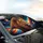 Lion's Head Profile Cosmic Galaxy Planets Ringed - Space Lover Wildlife Enthusiast Gift Car Sunshade - 6