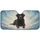 Black Labrador Retriever Dog Lying White Hearts Stars Gradient Sky - Wildlife Lover Gift Car Sunshade - 3