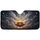 Majestic White Eastern Dragon Ornate Cauldron Flames Cosmic Clouds - Fantasy Lover Gift Car Sunshade - 3