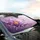 Purple Lotus Lavender Butterflies - Decor Gift for Yoga Lover Car Sunshade - 6