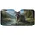 Raccoon Wildflower Mountain Stream - Wildlife Lover Gift Car Sunshade - 3