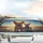 Chihuahua Dogs Gold Chain Highway Driving - Dog Lover Car Decor Gift Car Sunshade - 5