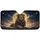 Regal Lion Golden Moon Stars Swirling Clouds Cosmic Night Sky - Wildlife Lover Gift Car Sunshade - 3