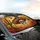 Sugar Skull Sombrero Red Roses Saguaro Desert - Dia de los Muertos Holiday Gift Car Sunshade - 6