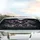 Pink Ruby Gemstone Black Butterfly Golden Starbursts - Wildlife Lover Gift Car Sunshade - 5