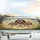 Three Sun-Drenched Shih Tzu Dogs Steering on a Journey - Dog Lover Car Gift Car Sunshade - 5