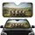 Majestic English Bulldogs Green Hills Road Trip - Open Air Adventure Pet Lover Gift Car Sunshade - 1