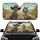 Cowboy Zombie Girl Zombie Desert Highway Trip - Adventure Lover Gift Car Sunshade - 1