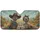 Cowboy Zombie Girl Zombie Desert Highway Trip - Adventure Lover Gift Car Sunshade - 3