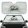 Botanical Light Pink Peach Roses Foliage Misty Landscape Car Sunshade - 1