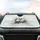 Botanical Light Pink Peach Roses Foliage Misty Landscape Car Sunshade - 4