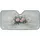 Botanical Light Pink Peach Roses Foliage Misty Landscape Car Sunshade - 3