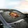 Cheerful Wide-Eyed Monkey Gripping Fractured Concrete Wall Car Sunshade - 6