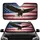 Bald Eagle American Flag Stars in Flight - Independence Day Patriotic Gift for Veterans Car Sunshade - 1