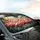 Flock of Pink Flamingos Tropical Wetlands Foliage - Wildlife Lover Gift Car Sunshade - 6