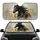 Windswept Majestic Black Horse Head White Blaze Flowing Mane - Equestrian Lover Gift Car Sunshade - 1