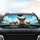 Four Dogs Sunglasses Steering Wheel Tropical Scene Summer Road Trip Adventure Gift Car Sunshade - 4