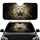 Majestic Roaring White Lion Head Gold Accents - Powerful Wildlife Car Accessory Car Sunshade - 1