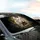 Majestic Roaring White Lion Head Gold Accents - Powerful Wildlife Car Accessory Car Sunshade - 6