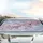 Lush Cherry Blossom Pink Flowers Falling Petals Dewdrops Clouds - Nature Lover Gift Car Sunshade - 5