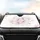 Pink Lavender Yellow Watercolor Flowers Floral Garden - Nature Lover Everyday Gift Car Sunshade - 4