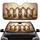 Six Chihuahua Dogs Blue Collar - Dog Lover Everyday Gift Car Sunshade - 1