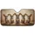 Six Chihuahua Dogs Blue Collar - Dog Lover Everyday Gift Car Sunshade - 3