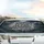 Resilience Quote Storm Clouds Floral Zebra Light Rays - Empowerment Gift Car Sunshade - 5