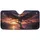 Bald Eagle American Flag Sunset Lake - Patriotic Gift for Veterans Car Sunshade - 3