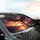 Bald Eagle American Flag Sunset Lake - Patriotic Gift for Veterans Car Sunshade - 6