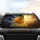 Monarch Butterfly Marigold Sunshine Hurricane - Nature Lover Gift for Her Car Sunshade - 4