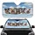 Smiling Pitbull Dogs Sky Blue Clouds - Dog Lover Car Accessory Gift Car Sunshade - 1