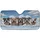 Smiling Pitbull Dogs Sky Blue Clouds - Dog Lover Car Accessory Gift Car Sunshade - 3