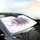 Blossoming Buds Purple Lavender Flowers Golden Center Foliage Car Sunshade - 6