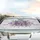 Blossoming Buds Purple Lavender Flowers Golden Center Foliage Car Sunshade - 5