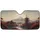 Mount Fuji Japanese Shrine Pagoda Torii Gate Rising Sun Autumn Scene Car Sunshade - 3