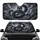 East Asian Coiling Dragon Storm Clouds Starry Night Sky - Fantasy Lover Gift Car Sunshade - 1