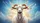 Expressive White Goat Energy Burst - Wildlife Lover Car Decor Gift Car Sunshade - 7