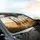 Giraffes Savanna Road Adventure Sun-Drenched Golden Hour - Wildlife Lover Gift Car Sunshade - 6