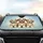 Shih Tzu Puppies Floral Crown Collar Bow - Dog Lover Car Decor Gift Car Sunshade - 4